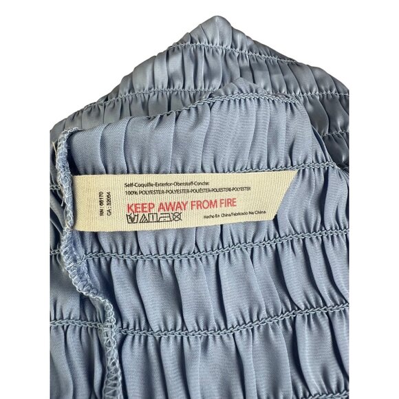 Free People Intimately Ruched Shorties High-Waisted In Light Blue Size Small - Picture 5 of 9